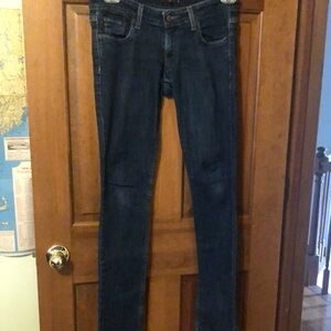 Levi's Deep Blue Denim low-rise Jeans